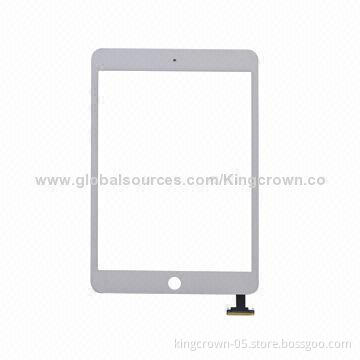 100% New original touchscreen digitizer for iPad mini, replacement panel with adhesive+home button